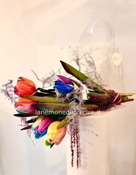 MAZZO DI TULIPANI RECISI IN BAG